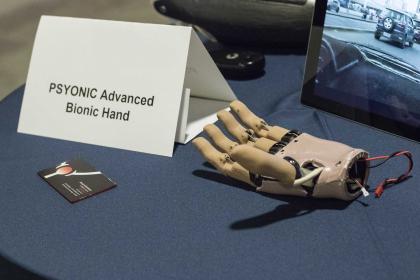 Students had the chance to show off projects to corporate representatives at the Oct. 25 ThinkChicago Roadshow.