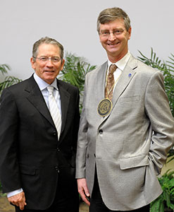 Thomas Siebel (left) and William Gropp