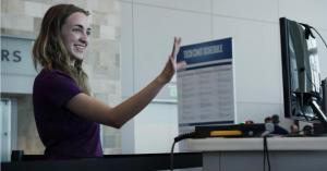 Amanda Sopkin has had three corporate internships, including one at Intel, where she tested gesture recognition functionality with a robotic arm.