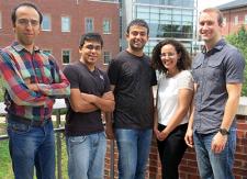 CS @ ILLINOIS class of 2015 Siebel Scholars (from left): Amirhossein Aleyasen, Gourav Khaneja, Mayank Pundir, Lamyaa Eloussi, and Jereme Lamps.