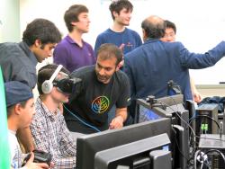 Students in CS 498SL: Virtual Reality demonstrated 33 projects developed over the course of the semester.