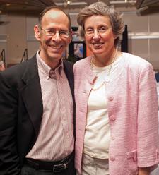 Sheldon Jacobson (left) and Janet Jokela