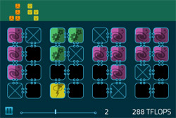 Flops Fever, created by Illinois computer science students for NCSA