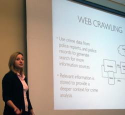 Institute participant Alexandra Mirtcheva discusses the Crime Map project.