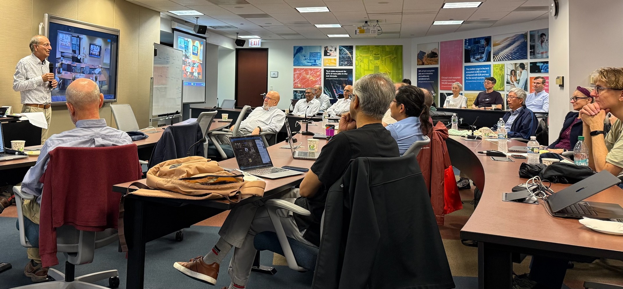 Gul Agha speaks at the festschrift