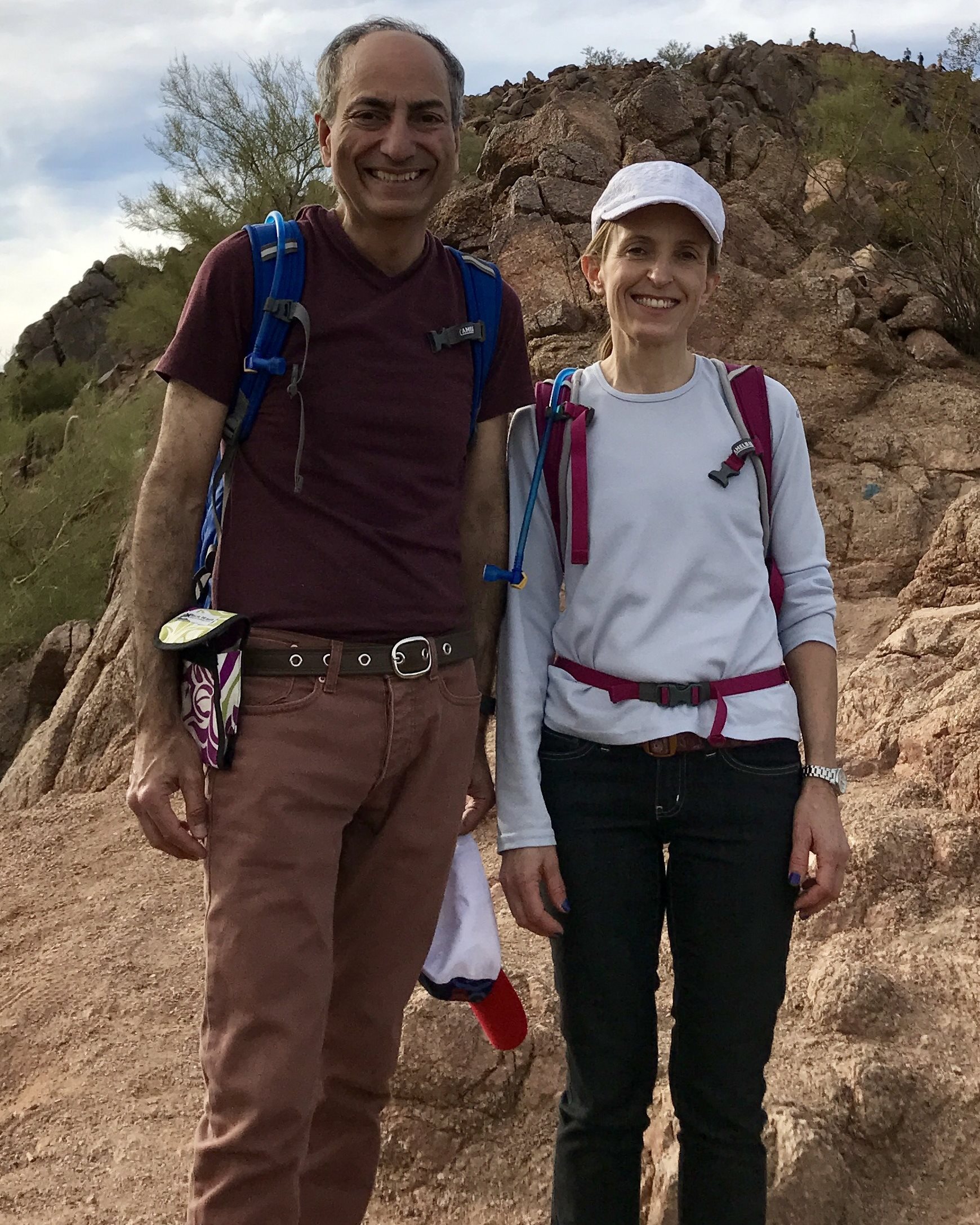 Gul Agha and his wife, Jennifer Cole in Yosemite (2018)