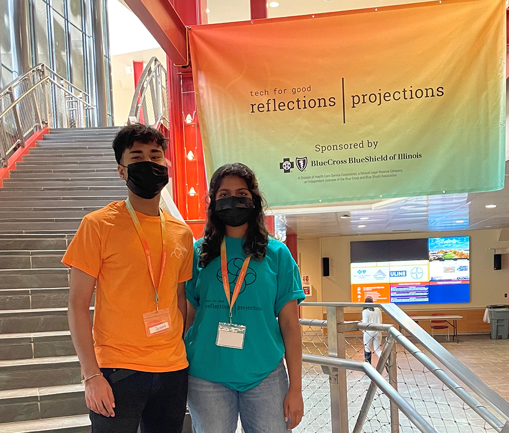 Student co-directors of Reflections|Projections 2021, Jasneet Thukral (left) and Shagun Varma 