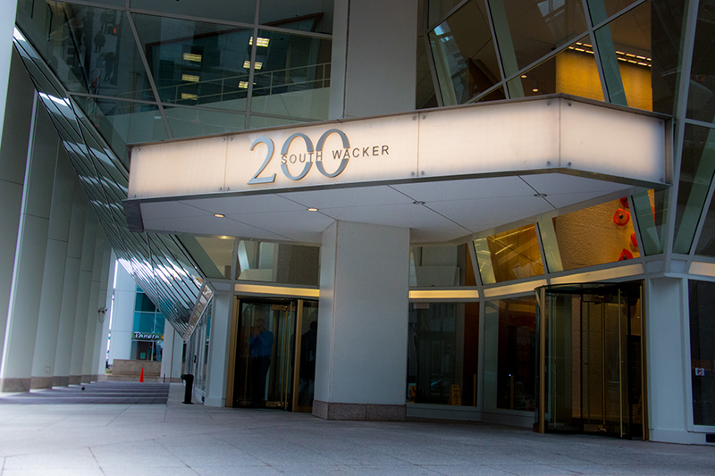 Chicago office exterior photo of 200 South Wacker Drive