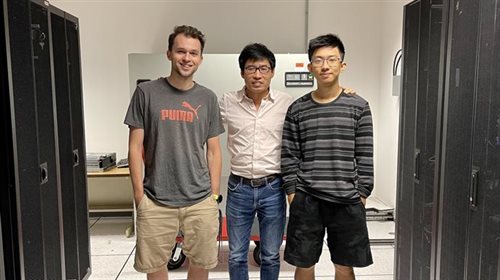 Benjamin&amp;amp;nbsp;Reidys (left), professor Jian Huang (middle), and Jinghan Sun (right) conducted new research that shows storage on cloud platforms is seriously underutilized.