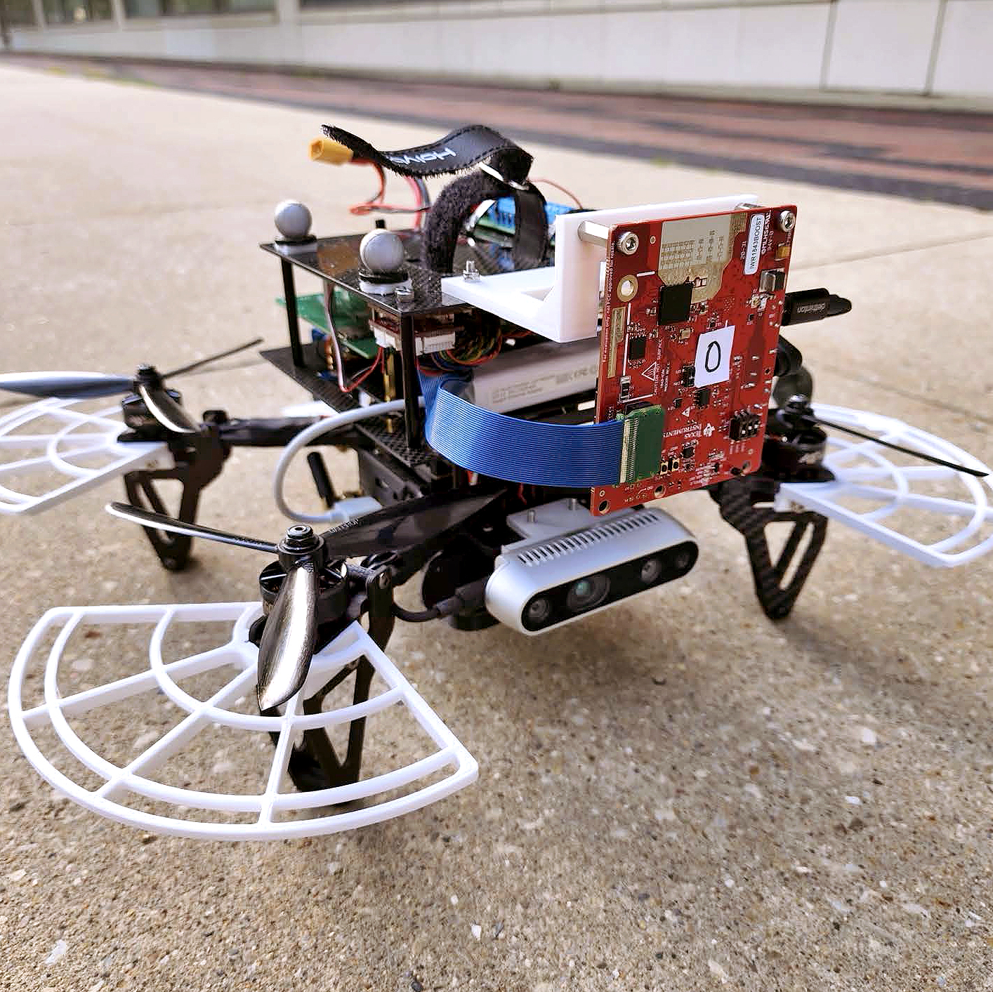 A drone with a small radar sensor was added by CS student Emerson Sie.