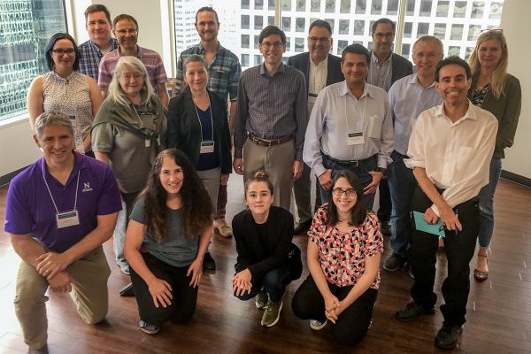 Members of the Robotics community gather at the Illini Center for the US Robotics Roadmap in Chicago, IL.